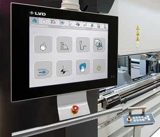 Configuration of the tools on the press brake